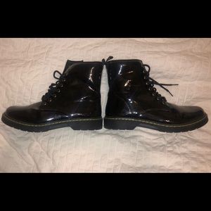 CHARLOTTE RUSSE COMBAT BOOTS